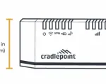 Cradlepoint NetCloud Essentials for Branch - E300 Cat 18 LTE - 1 Yr - Dimensions